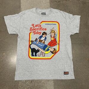 Steven Rhodes Let's Sacrifice Toby Novelty Graphic T-shirt Spencers